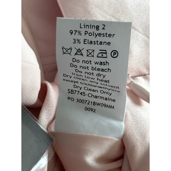 House of CB Charmaine Maxi Dress Blush Pink Size Large NWT - Picture 10 of 10